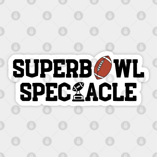 Superbowl Spectacle Sticker by NomiCrafts